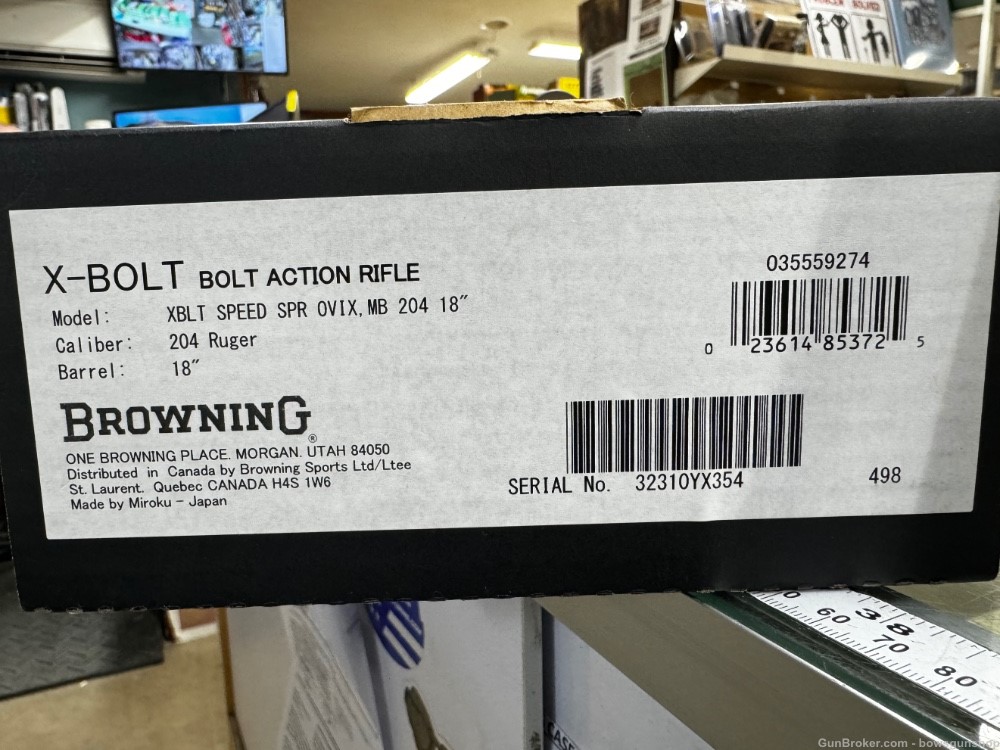 Brand New Browning X-Bolt speed SPR Ovix 204Ruger 18 in NiB -img-1