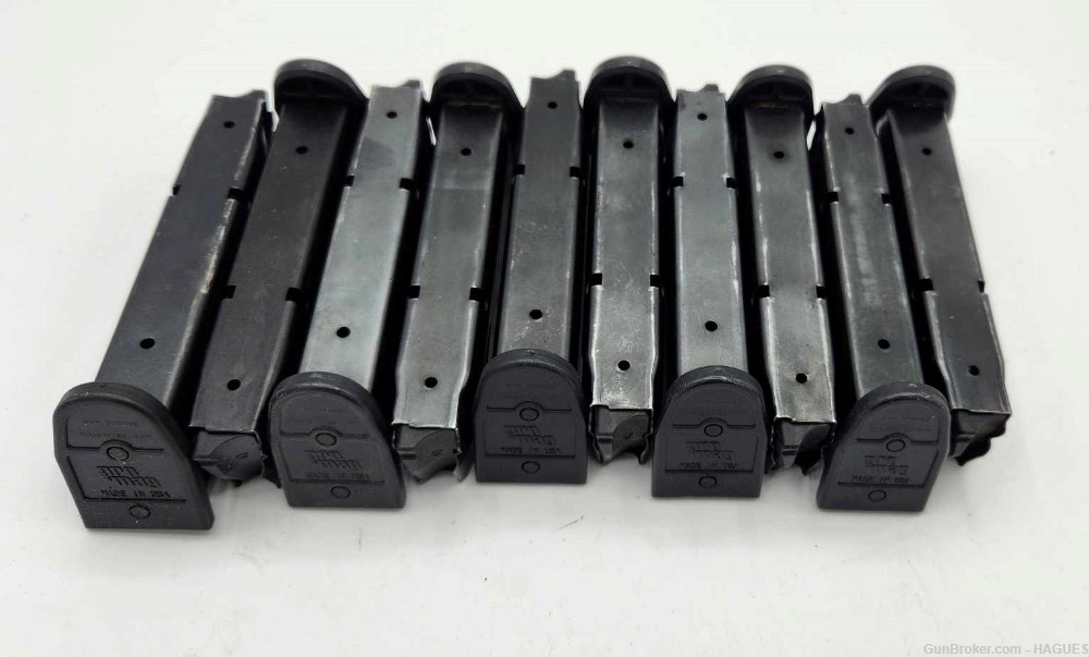 BULK LOT: USED  Pro Mag M&P .40 Cal Magazines -Ten Total - See Details-img-0