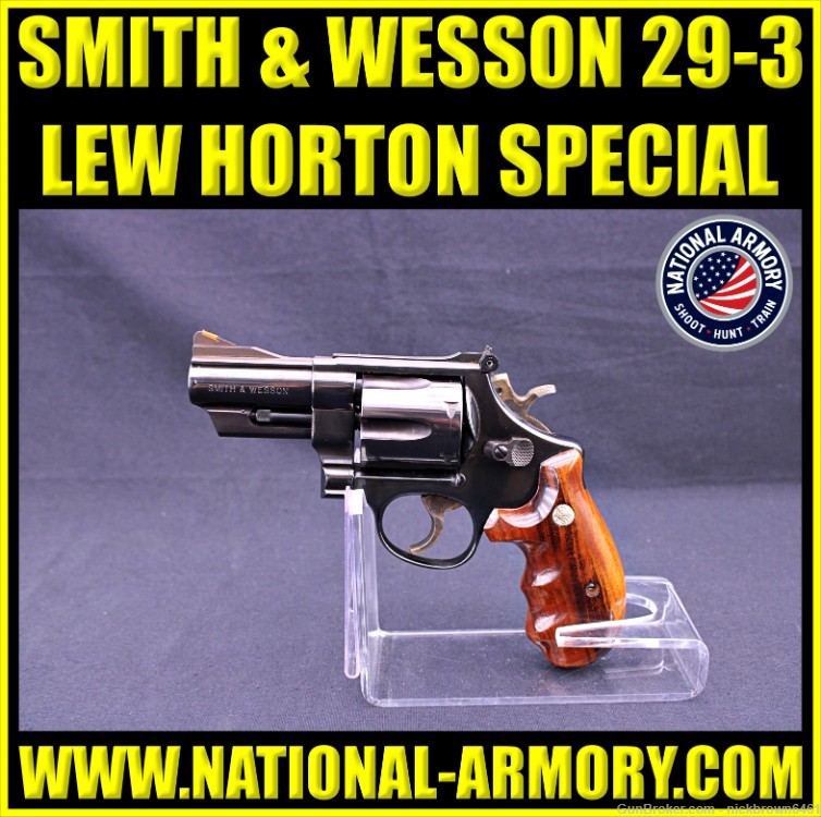 PRE-LOCK SMITH & WESSON 29-3 44 MAGNUM 3" BARREL LEW HORTON SPECIAL-img-0