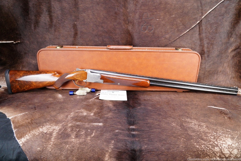 FN Browning Superposed Pigeon Grade Engraved 12 Ga Magnum O/U Shotgun, C&R-img-6