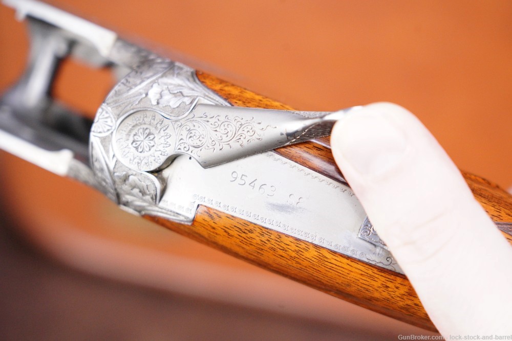 FN Browning Superposed Pigeon Grade Engraved 12 Ga Magnum O/U Shotgun, C&R-img-25