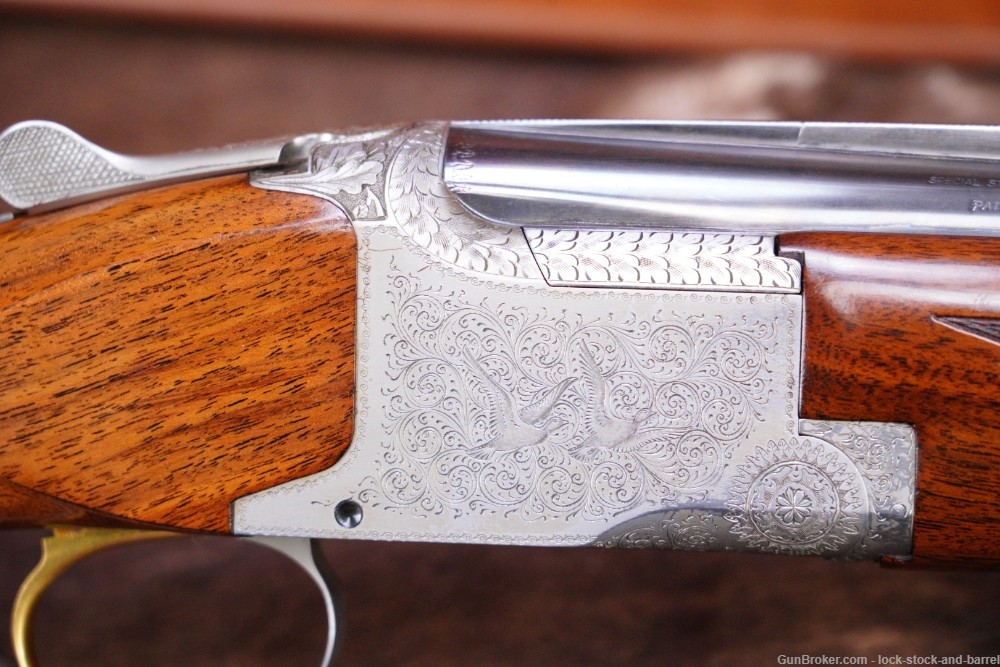 FN Browning Superposed Pigeon Grade Engraved 12 Ga Magnum O/U Shotgun, C&R-img-24
