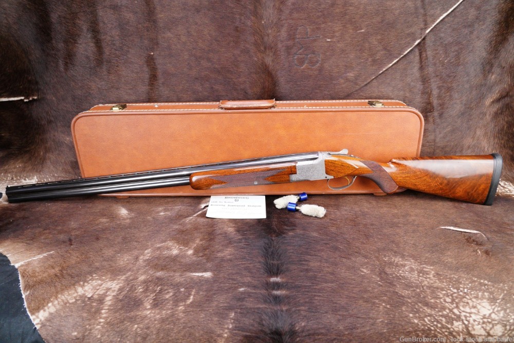 FN Browning Superposed Pigeon Grade Engraved 12 Ga Magnum O/U Shotgun, C&R-img-7