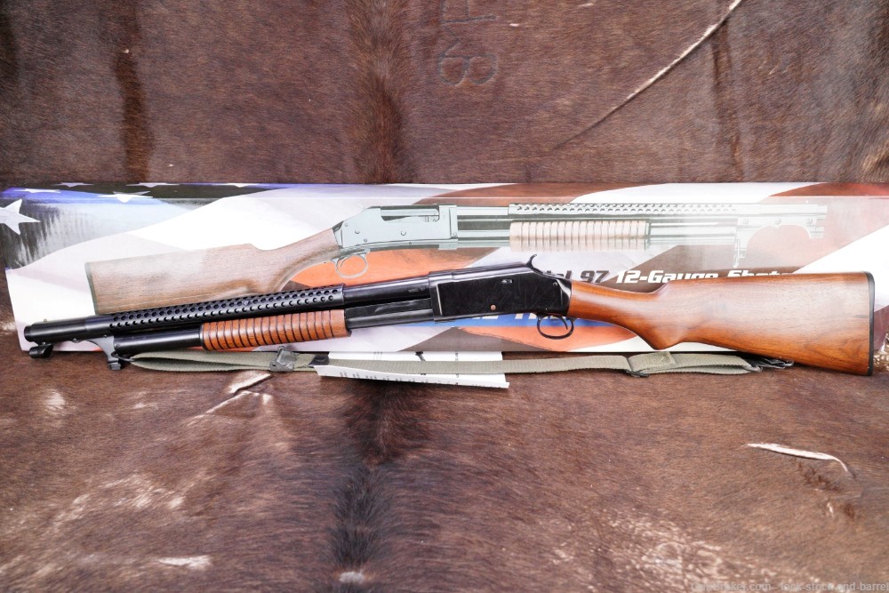 Norinco Model TW97 like Winchester 1897 Riot 12 GA 20” Pump Shotgun & Box-img-7