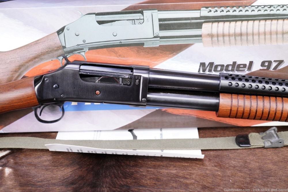 Norinco Model TW97 like Winchester 1897 Riot 12 GA 20” Pump Shotgun & Box-img-4