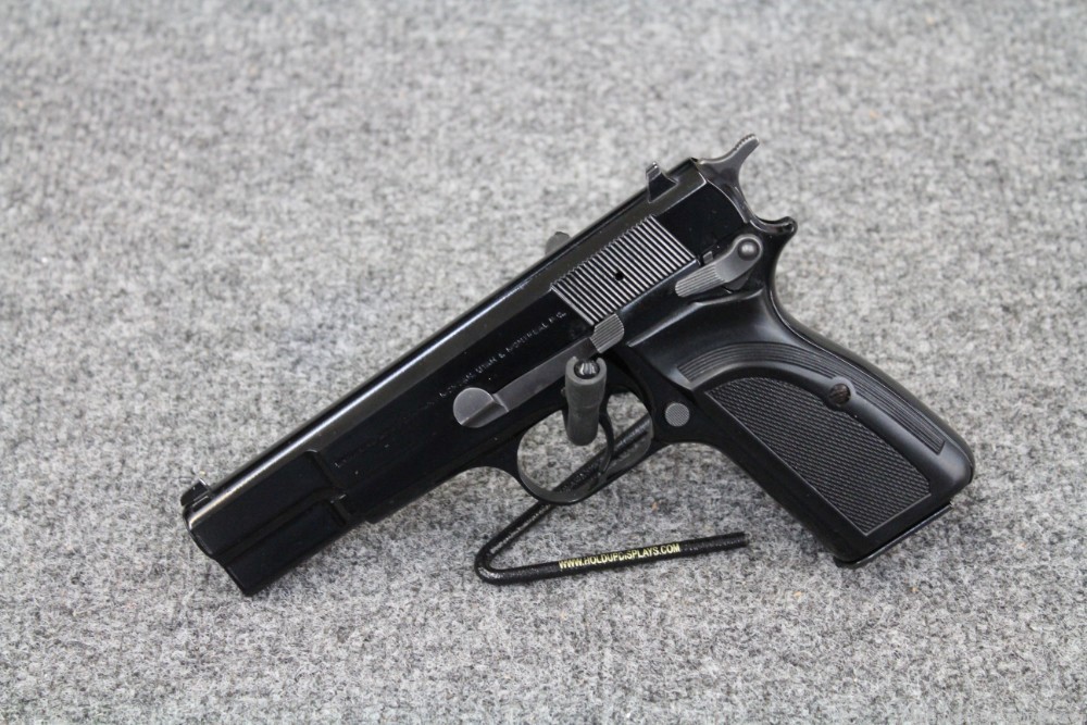 Browning Hi-Power Single Action Pistol w/ Case & 3 Magazines (Used)-img-1