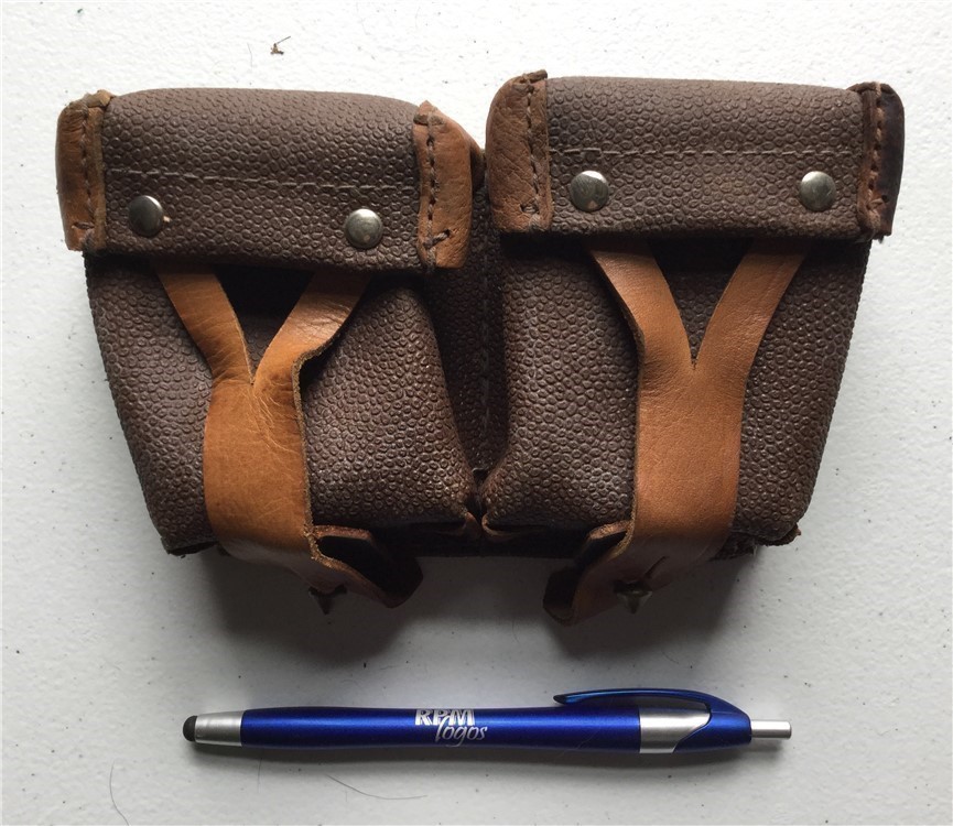 Mosin Nagant  Double Ammo pouch 7.62x54, Lot of 2 -img-0