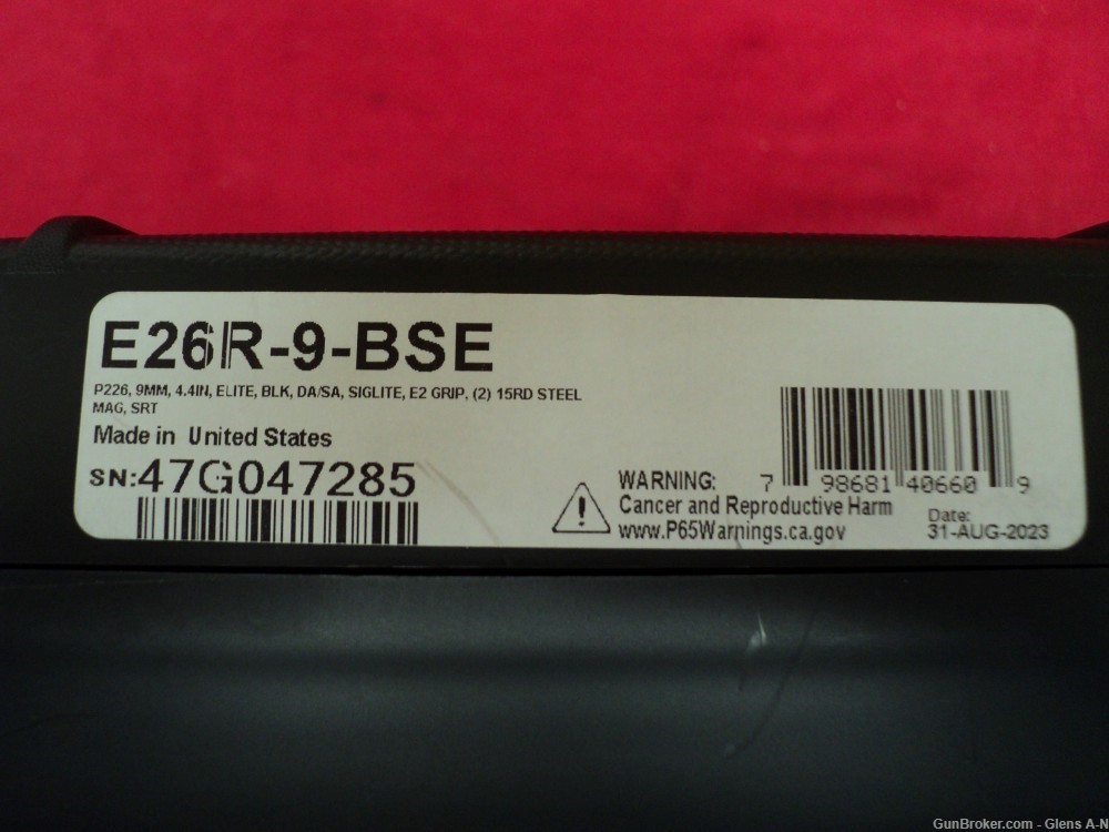 NEW Sig Sauer P226 Elite DA/SA 9mm 4.4" Barrel 15+1 2 Mags Included-img-3