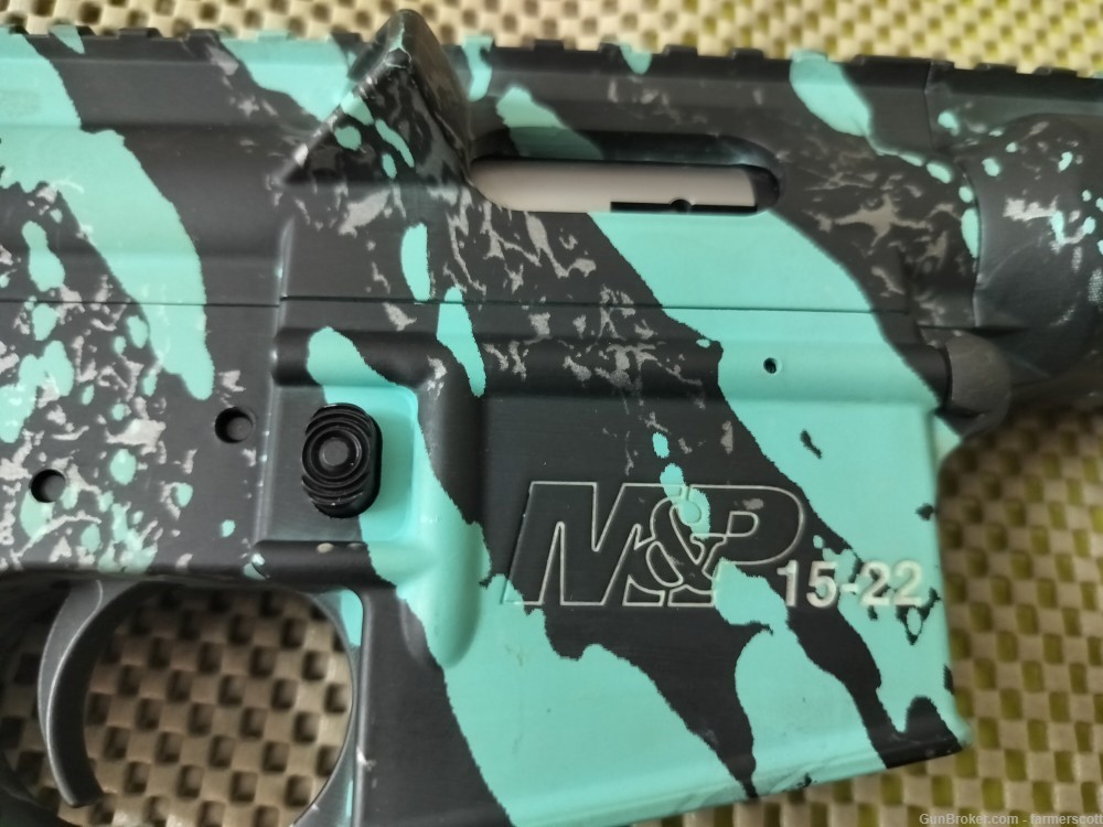 Smith & Wesson M & P 15-22 Sport  Teal Camo -img-3