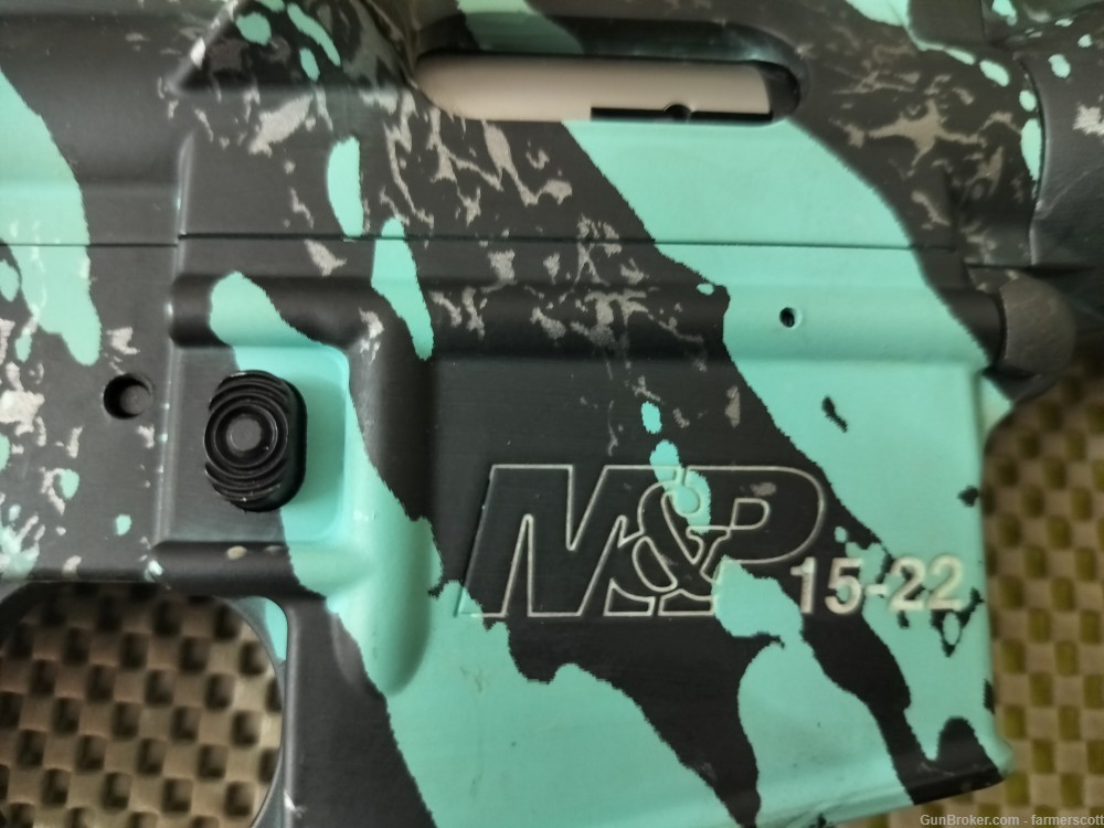 Smith & Wesson M & P 15-22 Sport  Teal Camo -img-2
