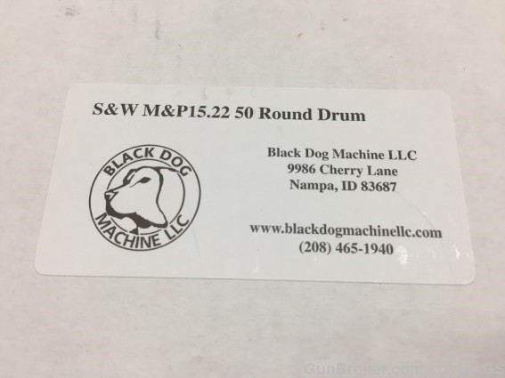 Black Dog S&W M&P15-22 MP15 .22 50rd Drum Mag Clip-img-4