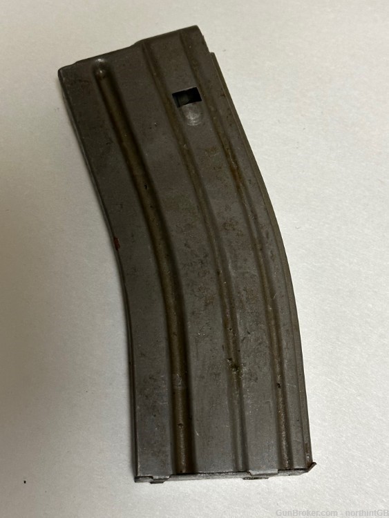 UNUSUAL FOREIGN MADE AR15/M16 30 RD STEEL MAGAZINE. -img-0