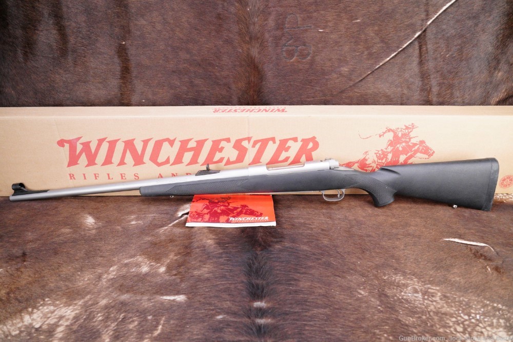Winchester Model 70 Classic Stainless .375 H&H MAG Bolt Action Rifle & Box-img-7