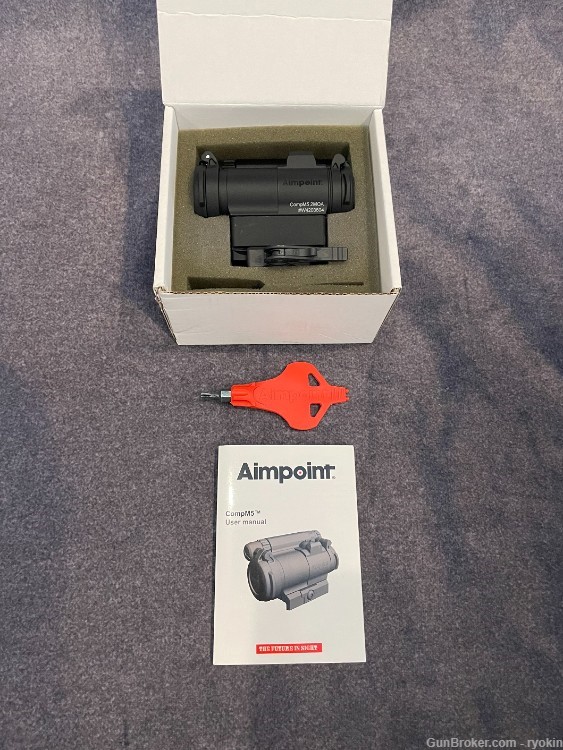 NEW Aimpoint CompM5 2MOA Red Dot w/ ADM Ti Mount-img-4