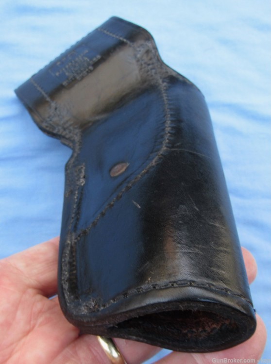 US Army Military Police Black Leather Holster Rig, M9 Beretta, Left Hand-img-7