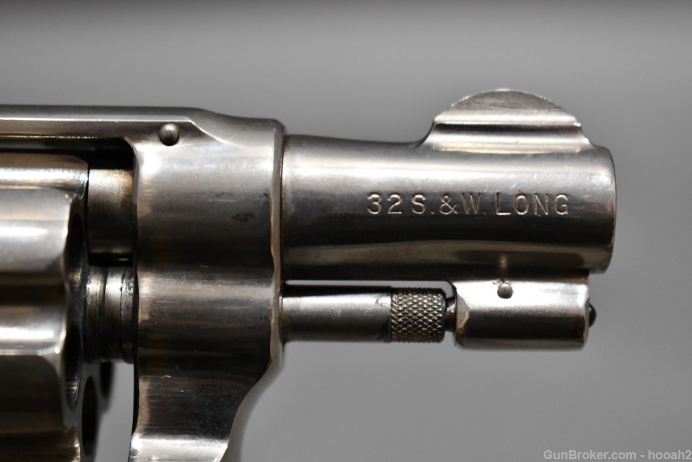 Smith & Wesson Model 1903 5th Change 2" 32 S&W Long Revolver Nickel READ-img-7