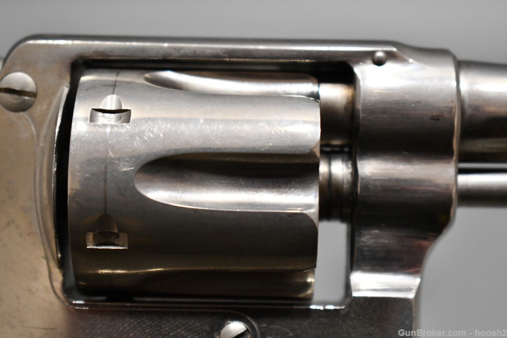 Smith & Wesson Model 1903 5th Change 2" 32 S&W Long Revolver Nickel READ-img-6