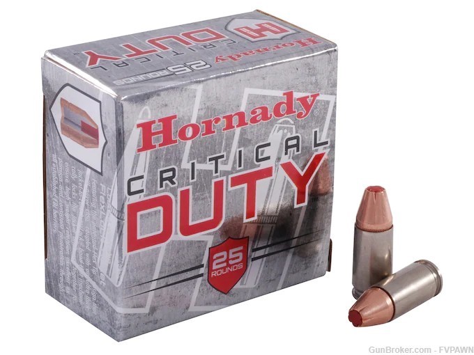 3 Boxes Hornady Critical Duty Ammunition 9mm Luger +P 135 Grain FlexLock-img-0