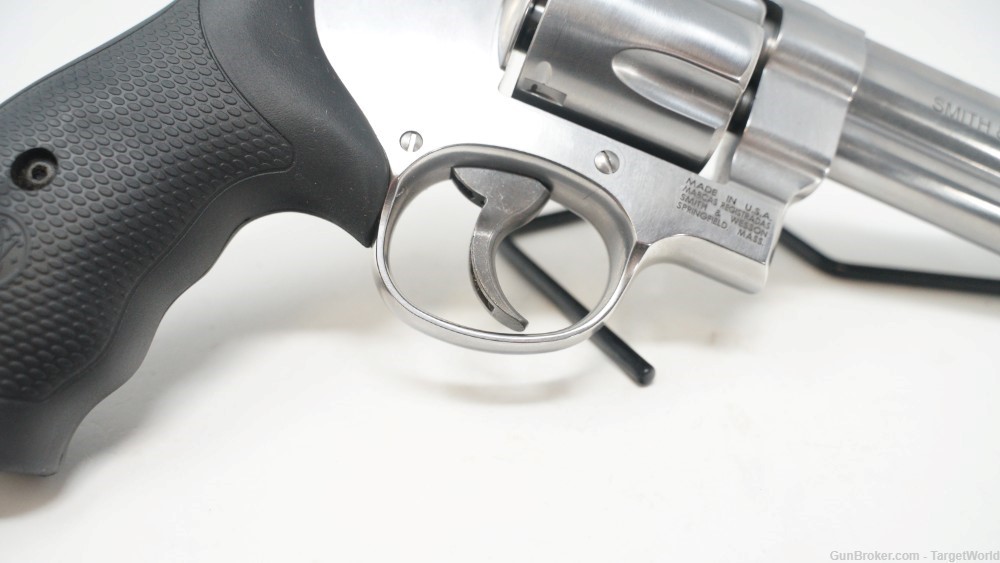 SMITH & WESSON MODEL 610 10MM STAINLESS REVOLVER 3.875" 6 ROUNDS (SW12463)-img-3