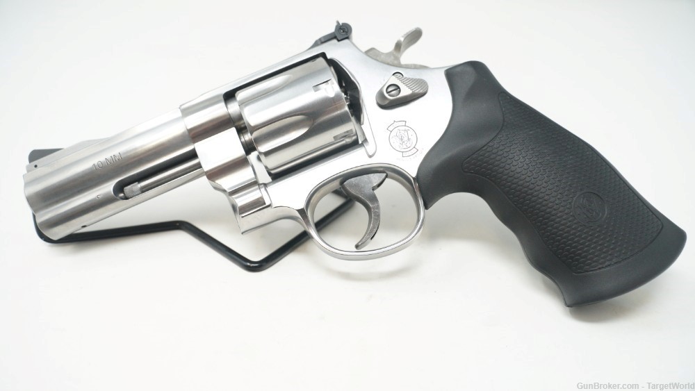 SMITH & WESSON MODEL 610 10MM STAINLESS REVOLVER 3.875" 6 ROUNDS (SW12463)-img-0