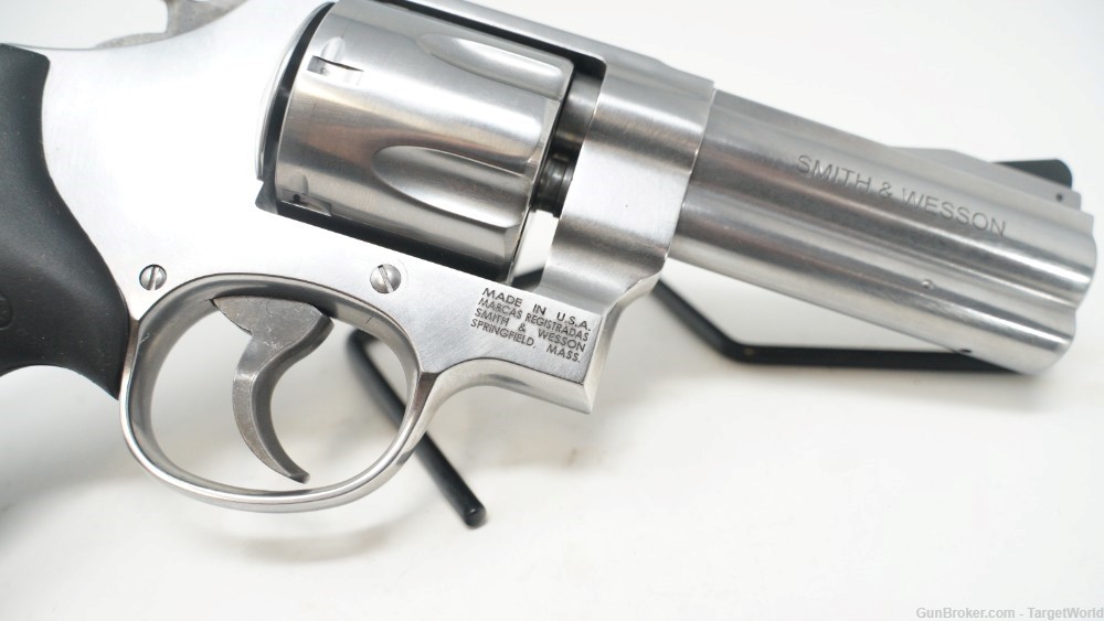 SMITH & WESSON MODEL 610 10MM STAINLESS REVOLVER 3.875" 6 ROUNDS (SW12463)-img-4