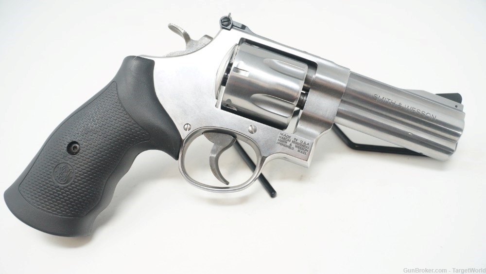 SMITH & WESSON MODEL 610 10MM STAINLESS REVOLVER 3.875" 6 ROUNDS (SW12463)-img-1