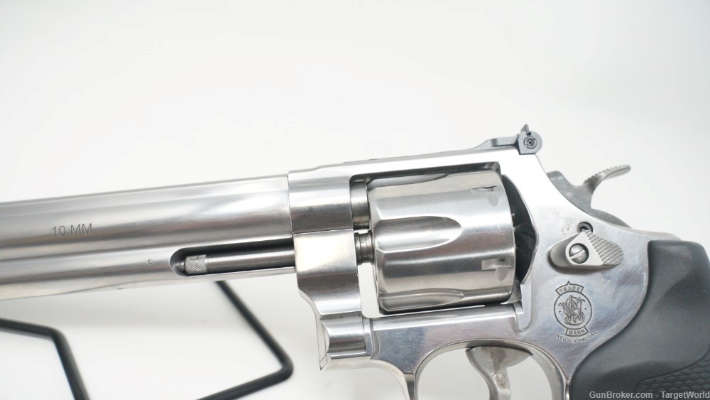 SMITH & WESSON MODEL 610 10MM STAINLESS REVOLVER 6.5" 6 ROUNDS (SW12462)-img-10