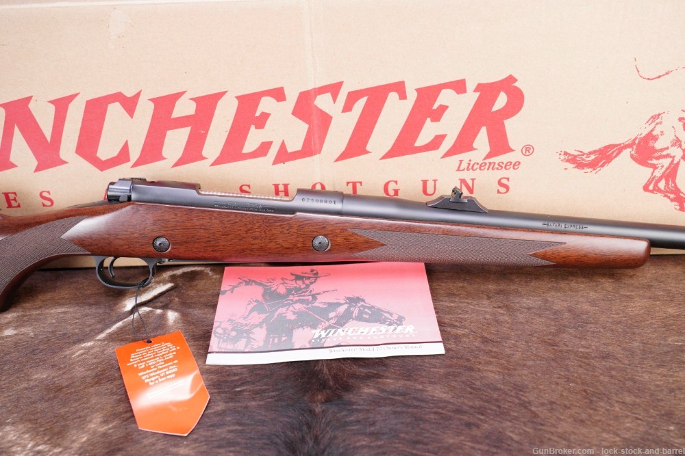 Winchester Model 70 Safari Express Classic .375 H&H MAG Left Handed Rifle -img-4