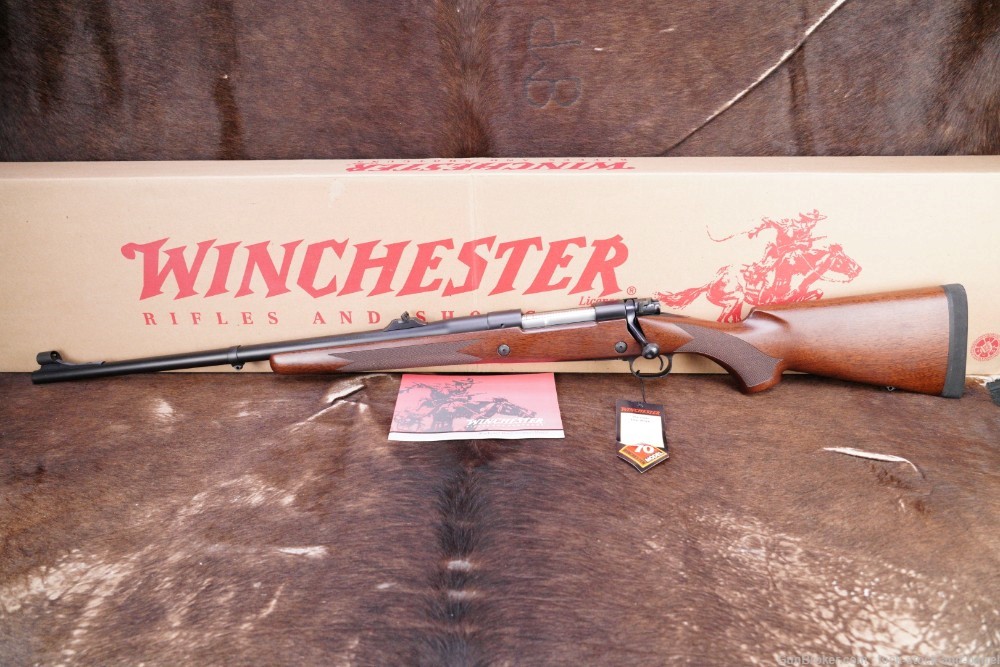 Winchester Model 70 Safari Express Classic .375 H&H MAG Left Handed Rifle -img-7