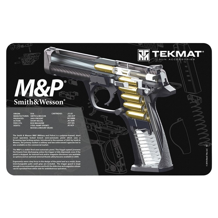 TekMat S&W M&P Cutaway Cleaning Mat-img-0