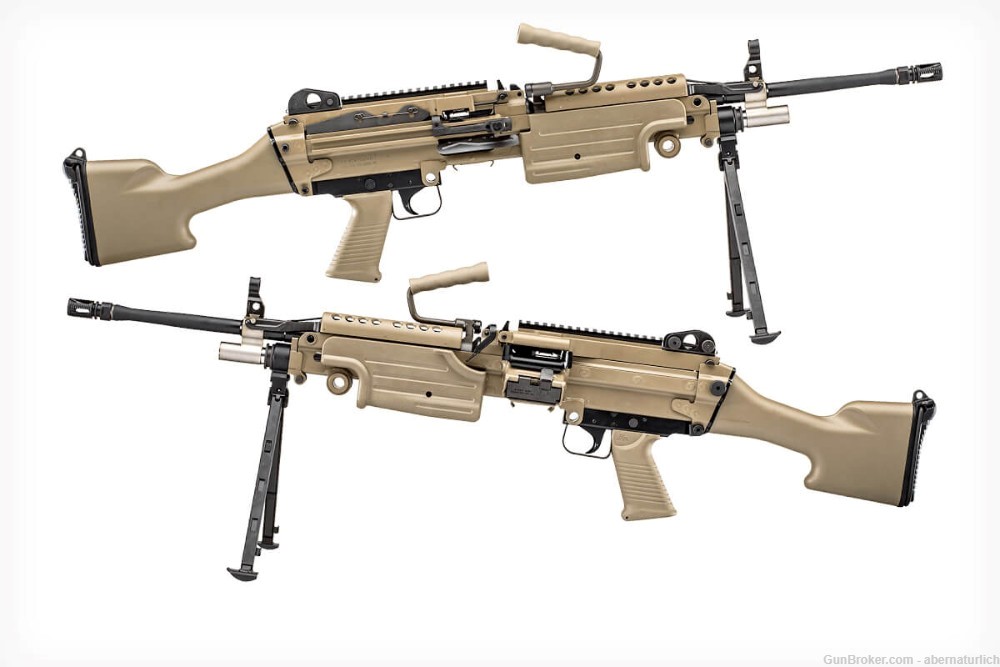 NIB FN M249S PARA SAW Military Collector Belt Fed 5.56mm M249 46-100170 -img-0