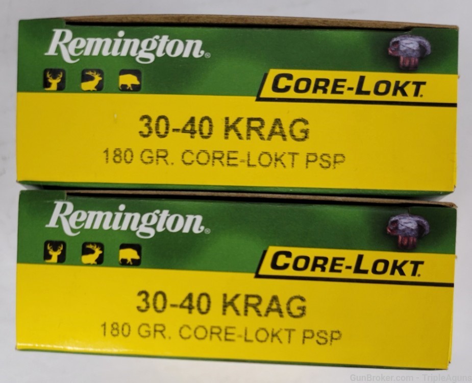 Remington Core-Lokt 30-40 Krag 180gr psp lot of 40rds 28345-img-0