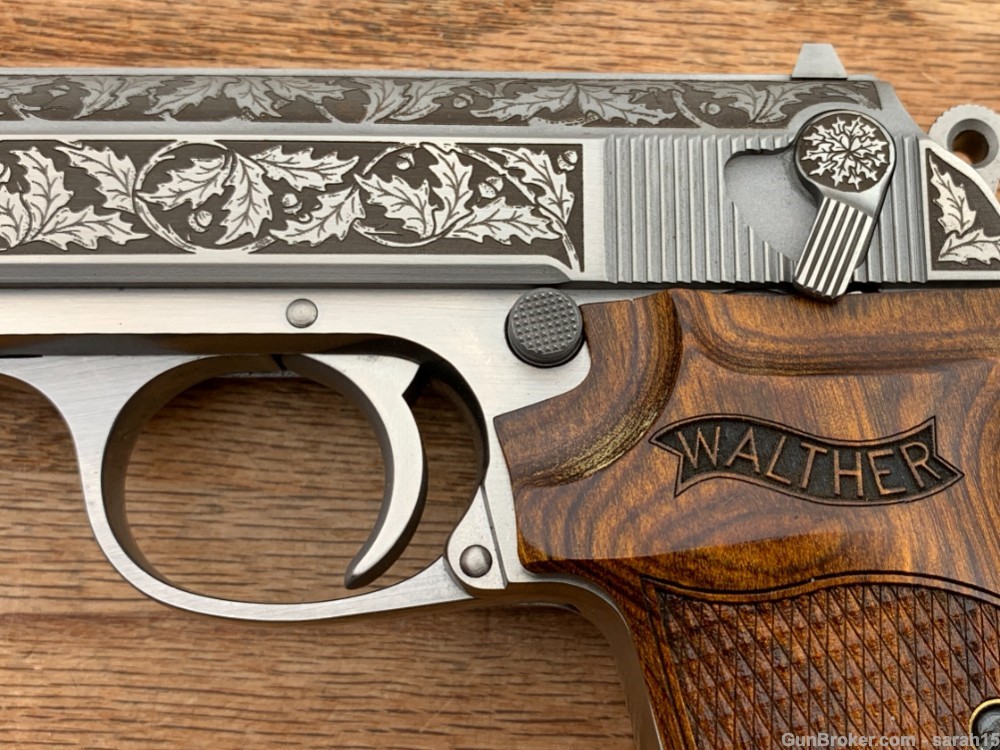 WALTHER FACTORY ENGRAVED ROYAL OAK LEAF PPK/S .380 ACP ORIG BOX 1 OF 500-img-8