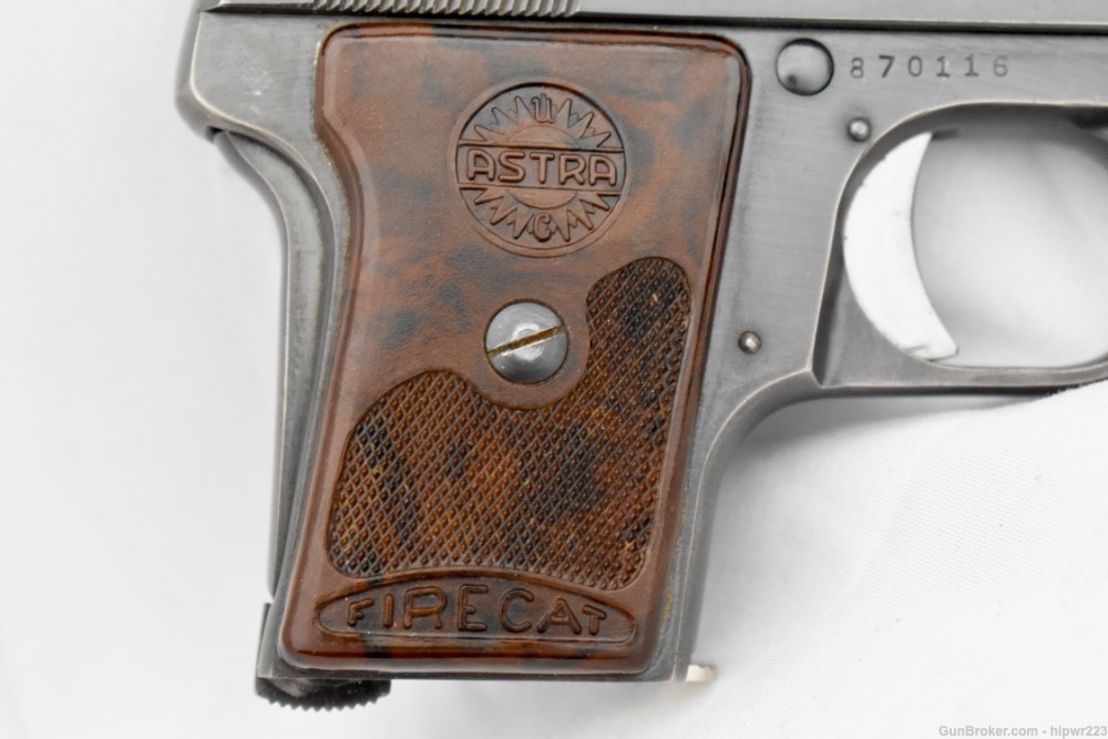 ASTRA Firecat .25 ACP vest pocket pistol made in 1966 with box C&R OK-img-4