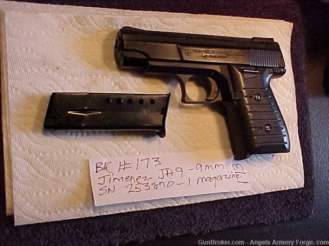 BK# 173  Jimenez Arms Inc. Model J.A. Nine-img-1