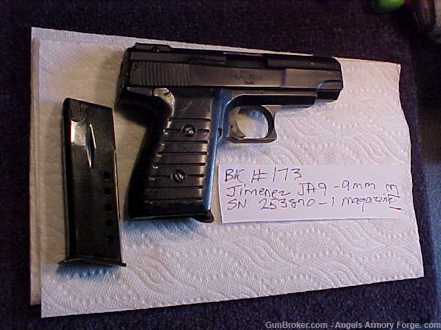 BK# 173  Jimenez Arms Inc. Model J.A. Nine-img-0