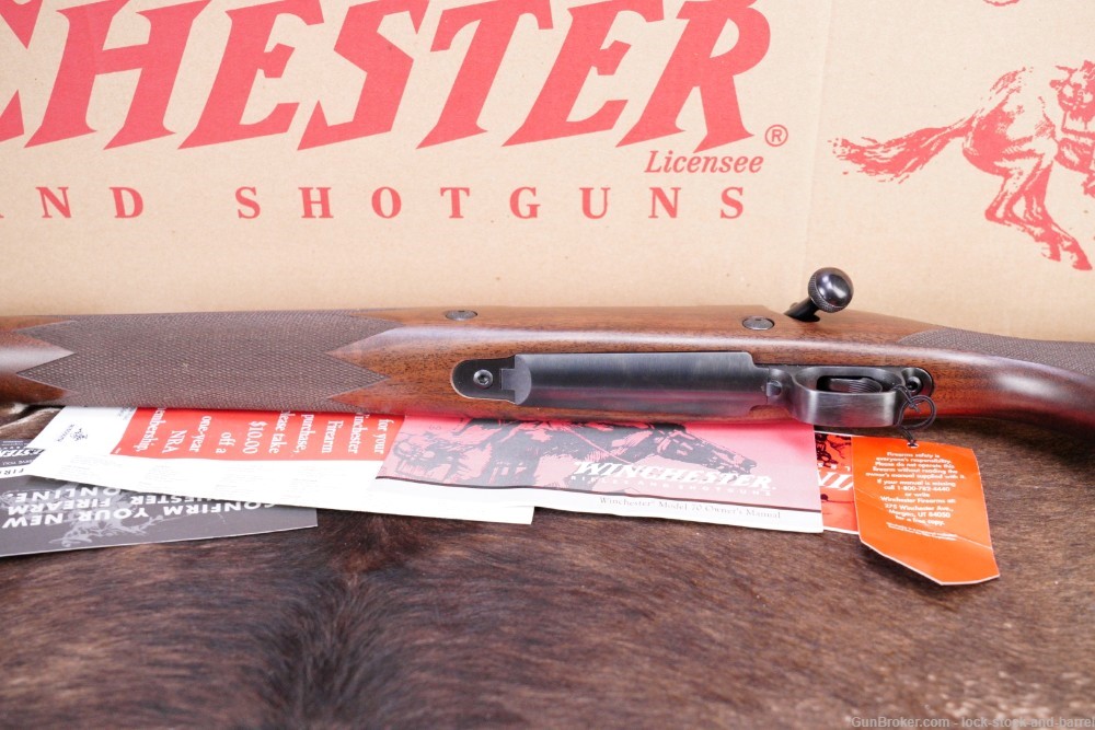 Winchester Model 70 Safari Express Classic .375 H&H MAG Left Handed Rifle  -img-12