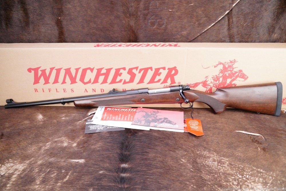 Winchester Model 70 Safari Express Classic .375 H&H MAG Left Handed Rifle  -img-7