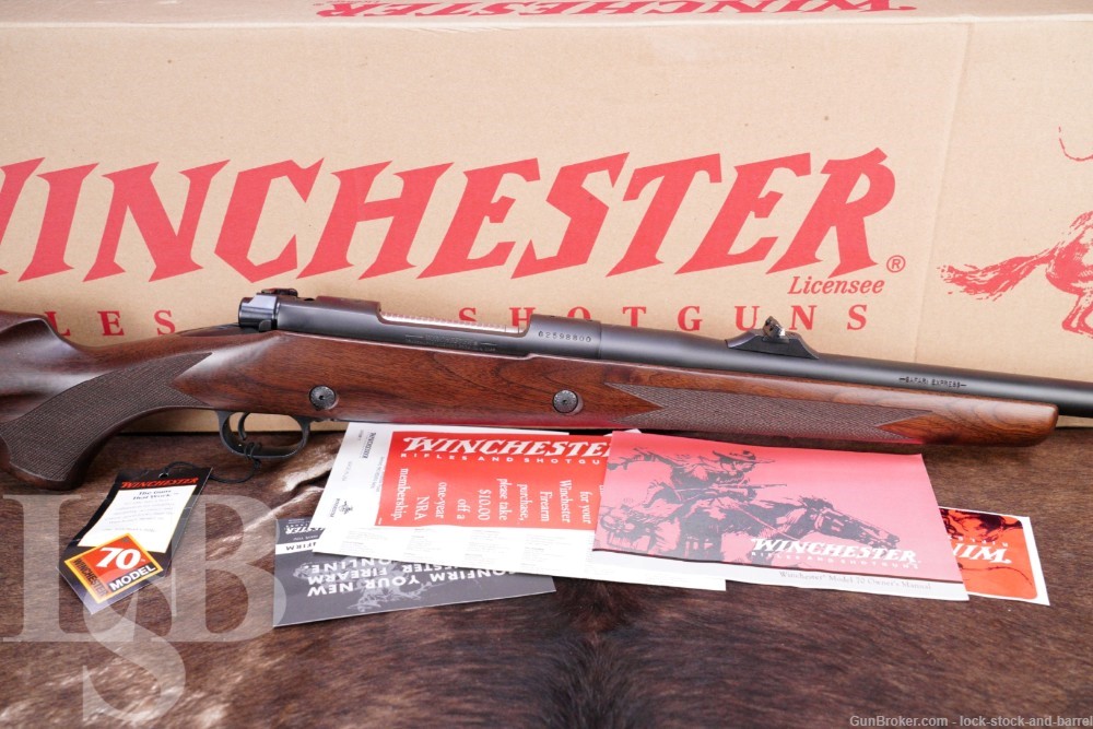 Winchester Model 70 Safari Express Classic .375 H&H MAG Left Handed Rifle  -img-0