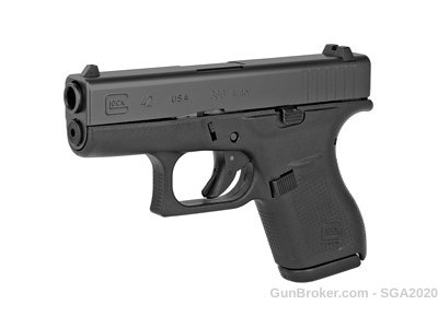 Glock, 42,Sub-Compact, 380 ACP, 3.25" Barrel, 