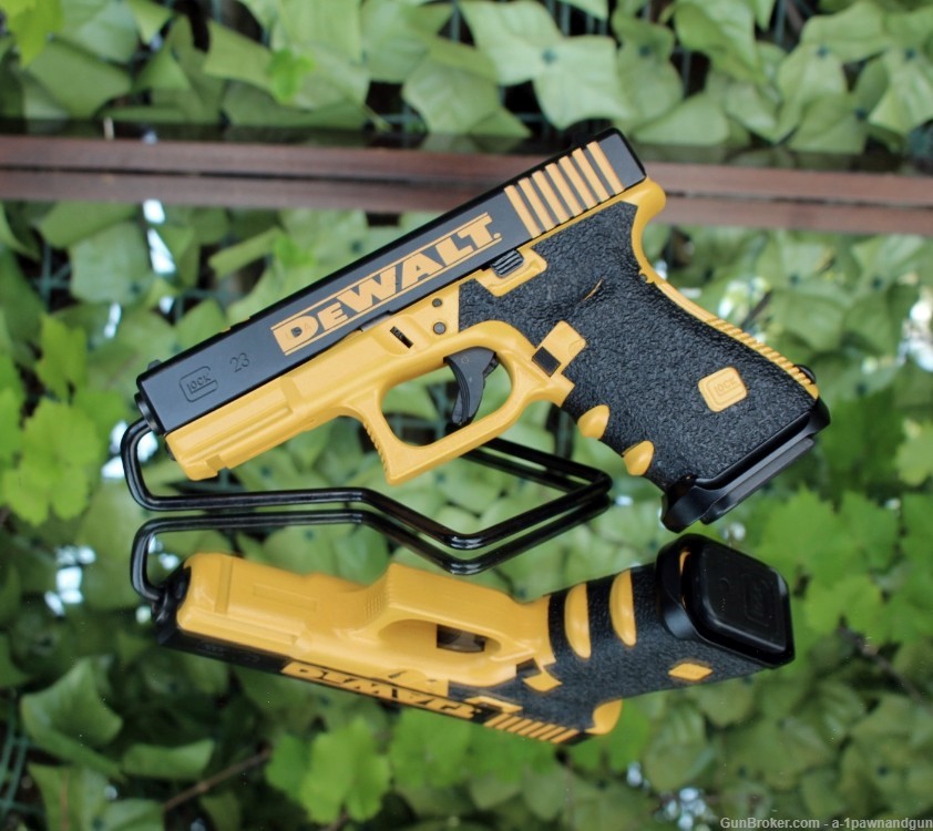 Glock 23 Gen 3   DEWALT Tools Tribute Duracoat Custom w/ bag-img-1