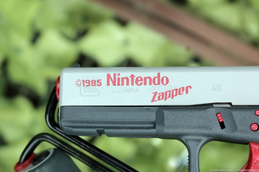 Glock 22 Gen 4  Nintendo Zapper  Tribute Duracoat Custom 40 S&W-img-4