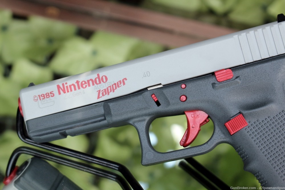 Glock 22 Gen 4  Nintendo Zapper  Tribute Duracoat Custom 40 S&W-img-3