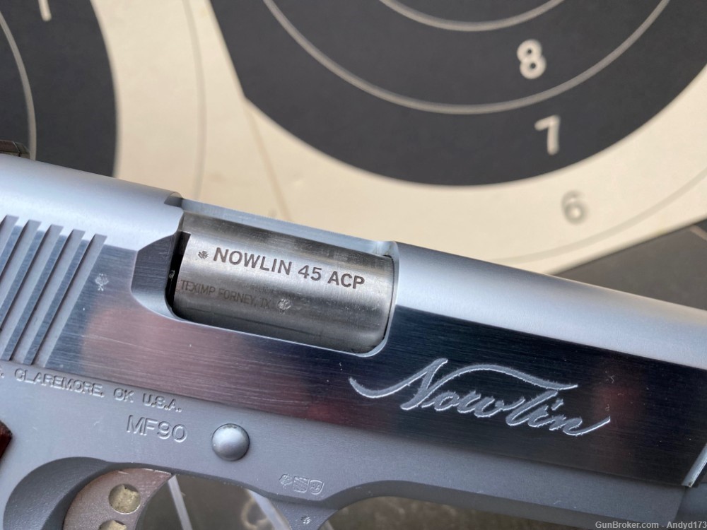 Nowlin Action Elite .45 ACP Stainless Semi Custom Rare*-img-6