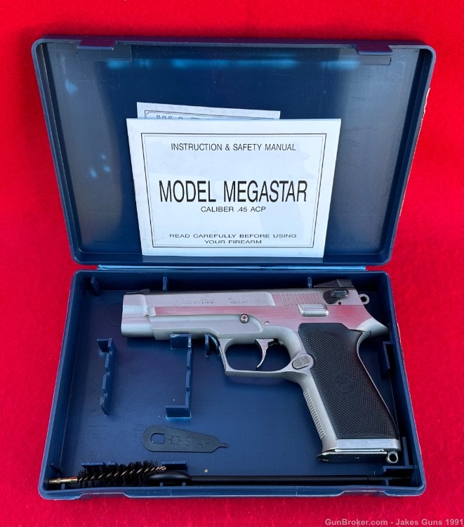Star MEGASTAR .45 ACP Interarms Spain Semi-Auto 4.6" Pistol NEW in BOX NICE-img-0