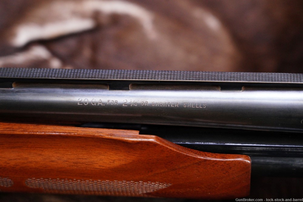 Remington Model 870 Wingmaster 20 GA 25.5” Skeet Pump Action Shotgun, 1971 -img-21