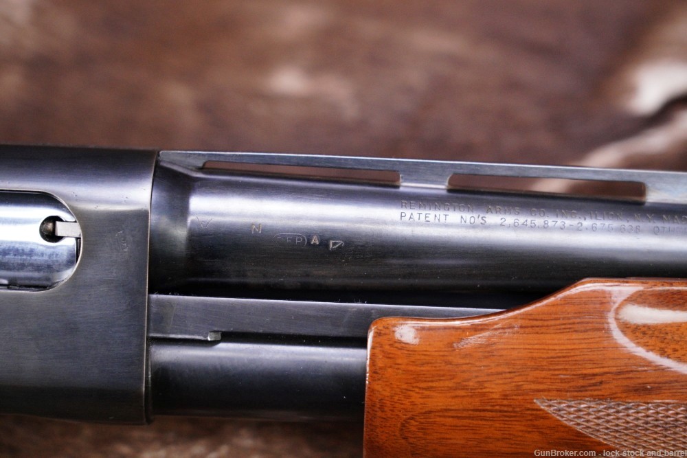 Remington Model 870 Wingmaster 20 GA 25.5” Skeet Pump Action Shotgun, 1971 -img-25