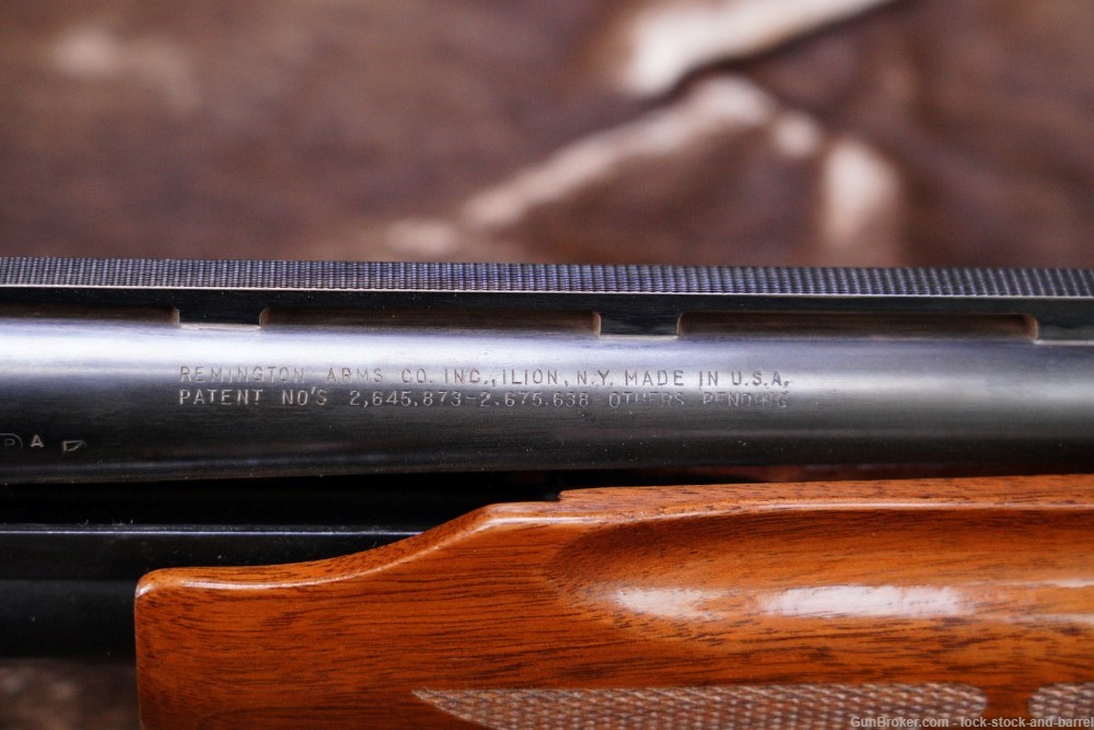 Remington Model 870 Wingmaster 20 GA 25.5” Skeet Pump Action Shotgun, 1971 -img-24