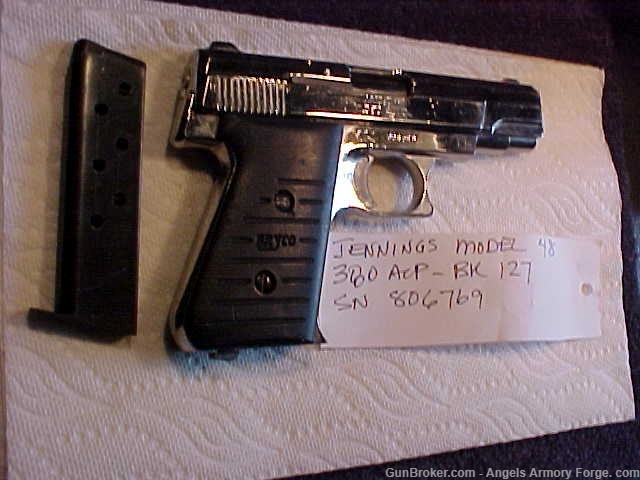 BK#127 - Jennings Model 48 - 380 ACP Pistol-img-0