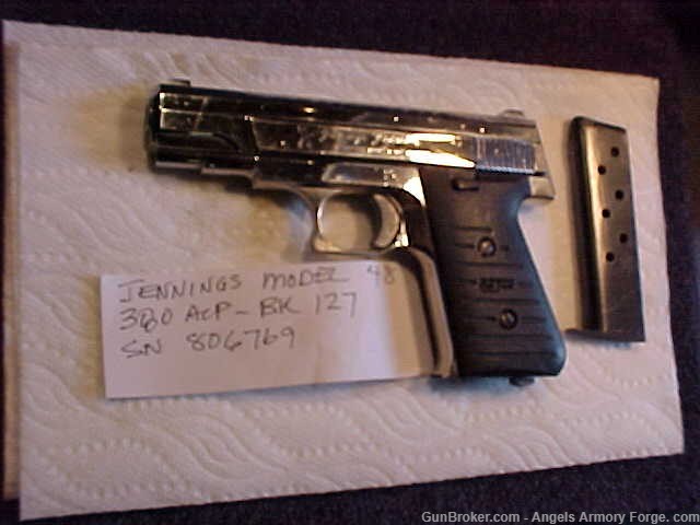 BK#127 - Jennings Model 48 - 380 ACP Pistol-img-1